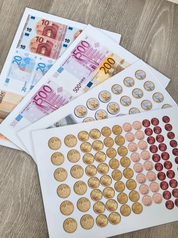 Monnaie européenne pièces et billets