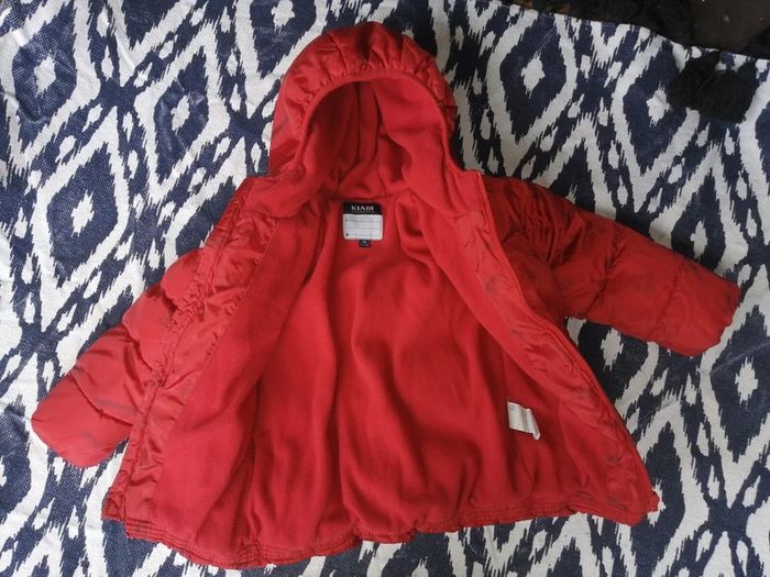Manteau chaud, hiver, rouge, skate board, Kiabi, 5ans, 108/113cm - photo numéro 3