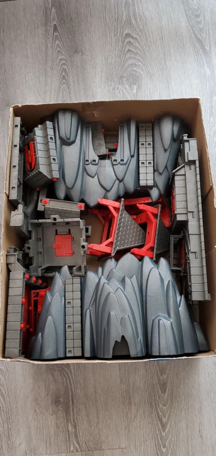 Playmobil 3269 château fort chevalier du dragon rouge + 3327 dragon rouge dès 5 ans - photo numéro 3