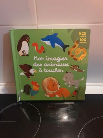 Imagier animaux bébé avec textures