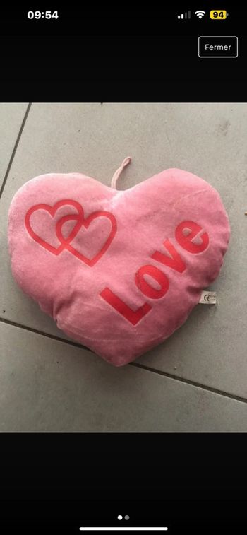 Peluche cœur