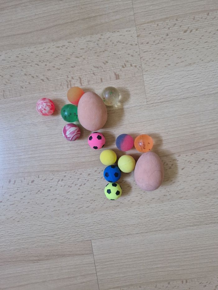 Lot de balles rebondissantes