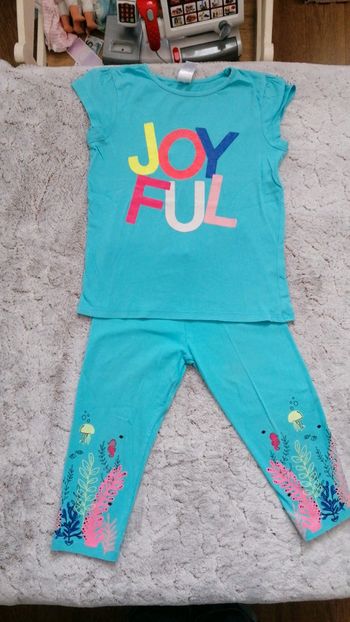 Ensemble tee-shirt et leggins 11 ans Palomino