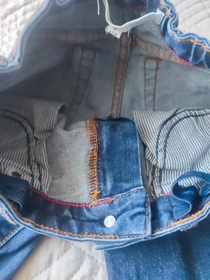 Jeans taille élastique 8 ans monoprix - photo numéro 2