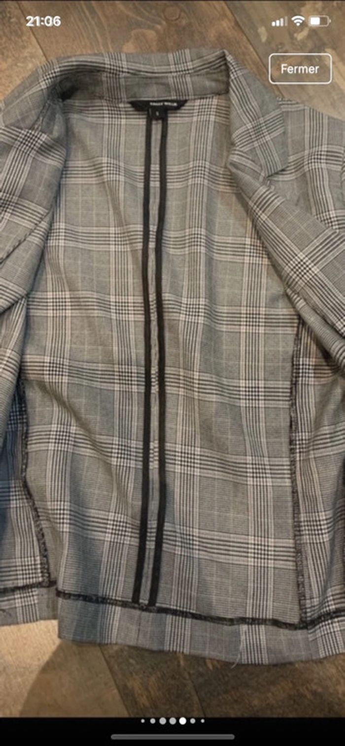 Blazer vintage carreaux - photo numéro 5