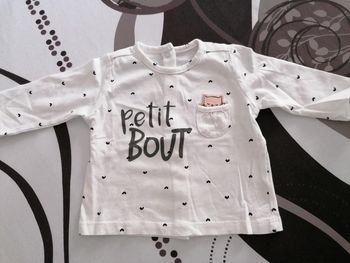 T shirt ML Vertbaudet 3 mois