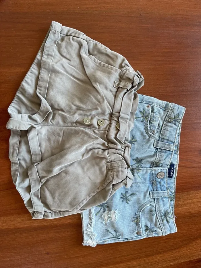 Lot de deux shorts taille 3 ans très bon état.