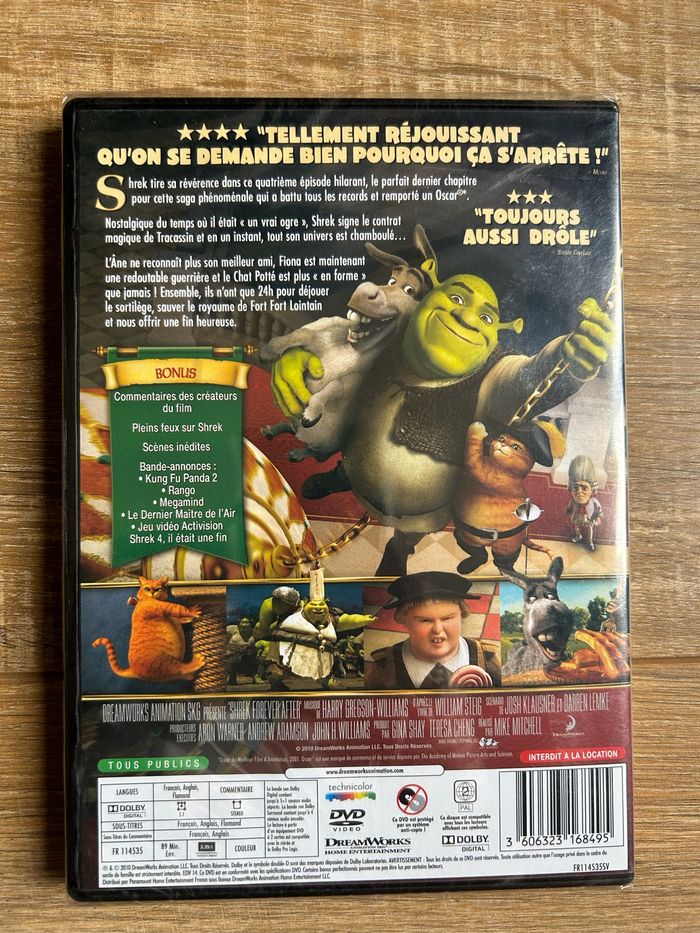 DVD shrek 4 - photo numéro 2