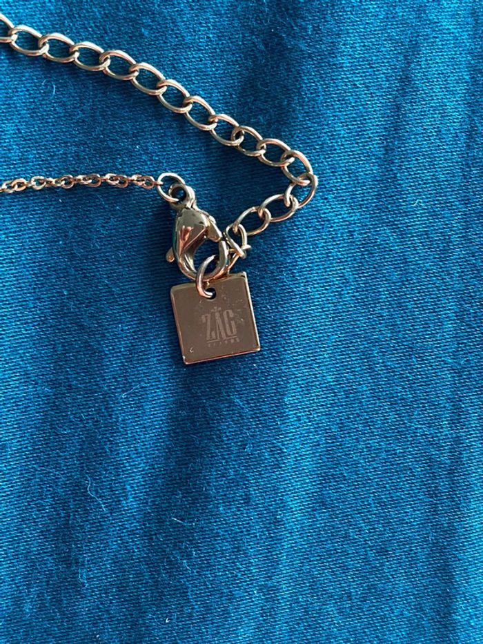 Collier Zag doré - photo numéro 3