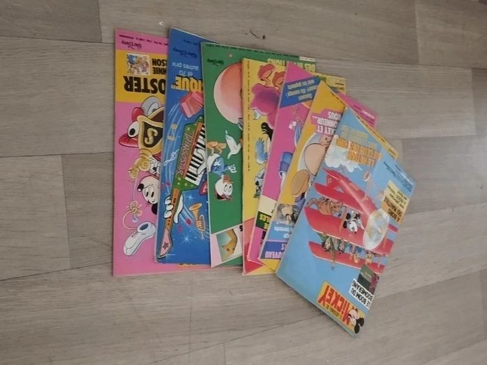 Lot Vintage 7 magazines Journal de Mickey année 1985 L065  7597386520 - photo numéro 3