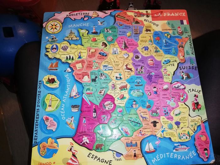 France départements magnétiques janod