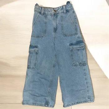 Jean large petite fille