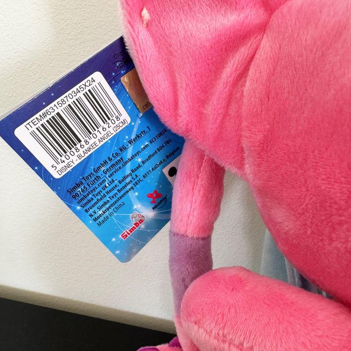Angel et couverture Doudou Peluche Lilo & Stitch Disney Blankee 25cm - photo numéro 6