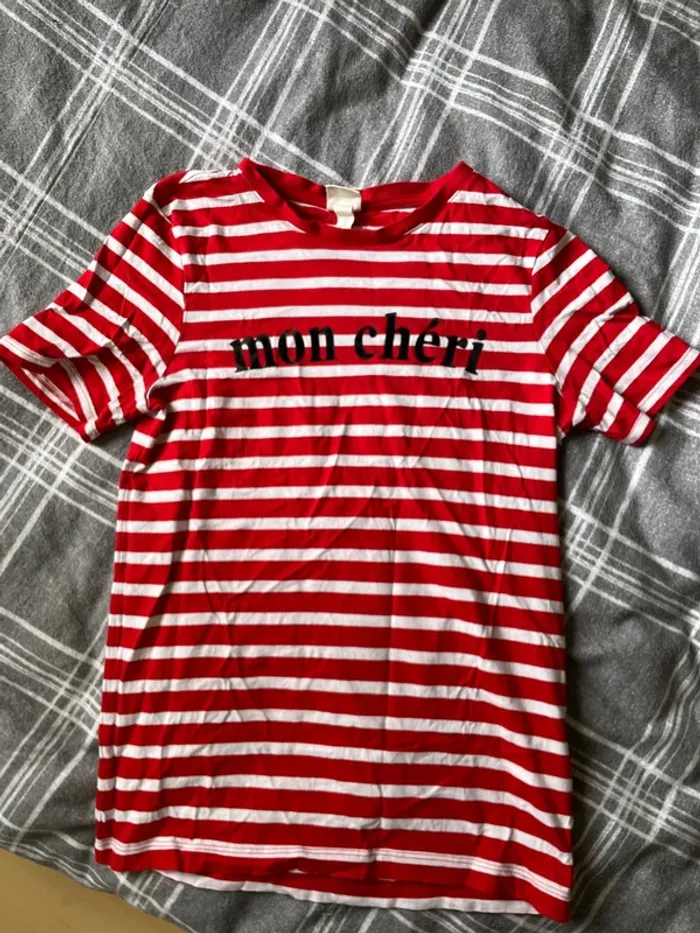 Tee shirt mon chéri - photo numéro 2