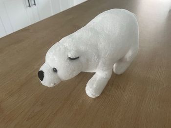 Peluche ours blanc