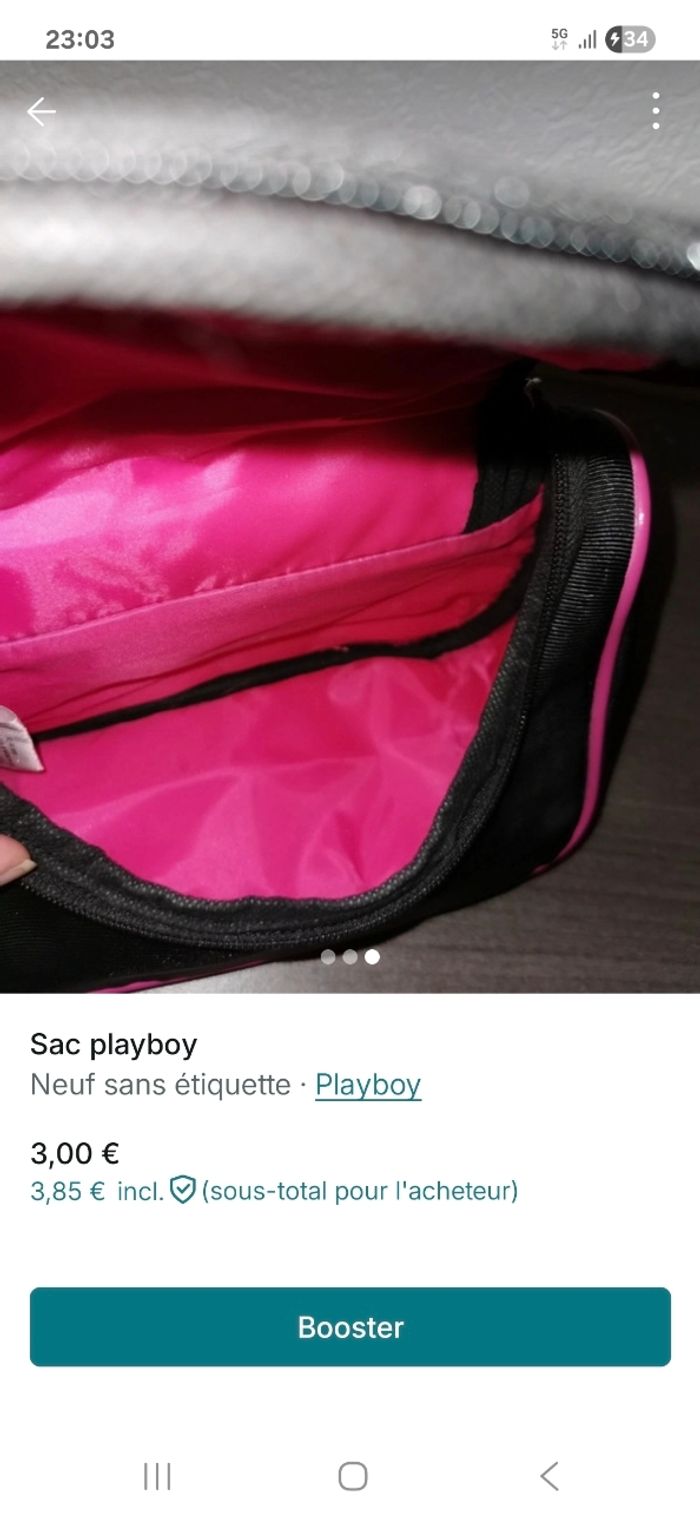 Sac playboy - photo numéro 2