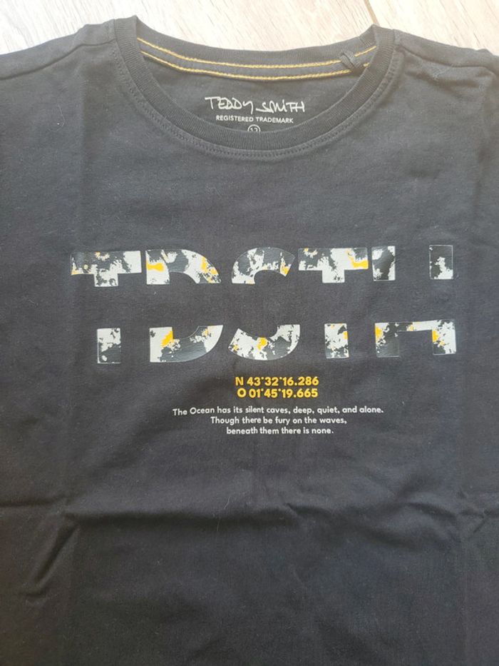 T shirt manches courtes teddy smith - photo numéro 3