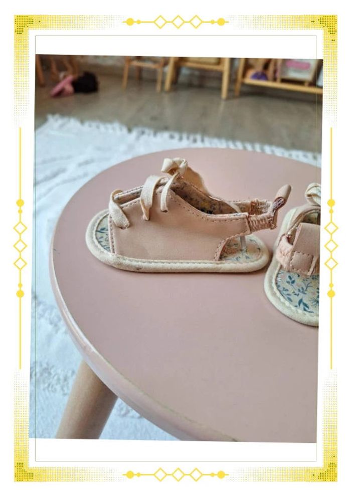 Sandales irisées bébé fille 6-9mois - photo numéro 3