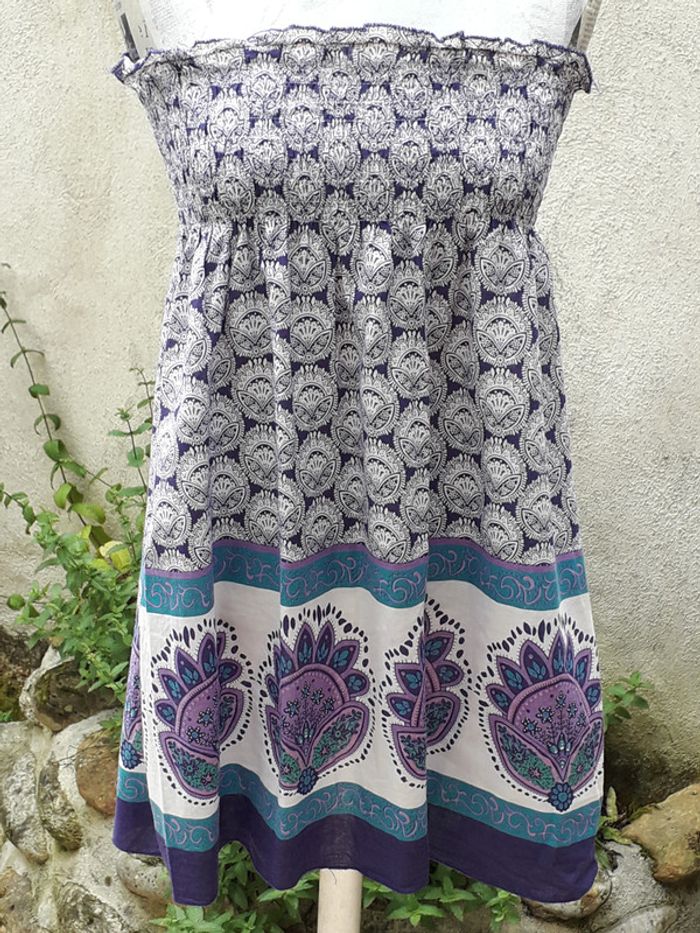 Tunique bustier coton léger