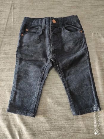 Pantalon velours Zara 3-6 mois