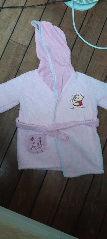 Peignoir winnie l'ourson rose