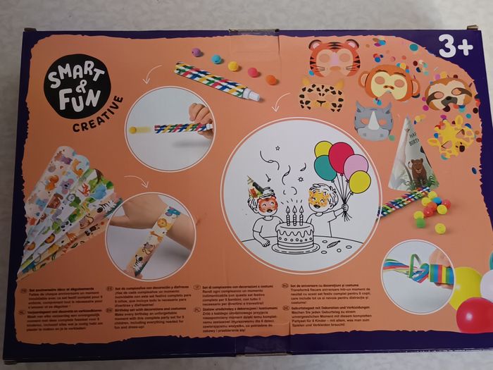 Set de décorations anniversaire smart and Fun Neuf à partir de 3 ans - photo numéro 2