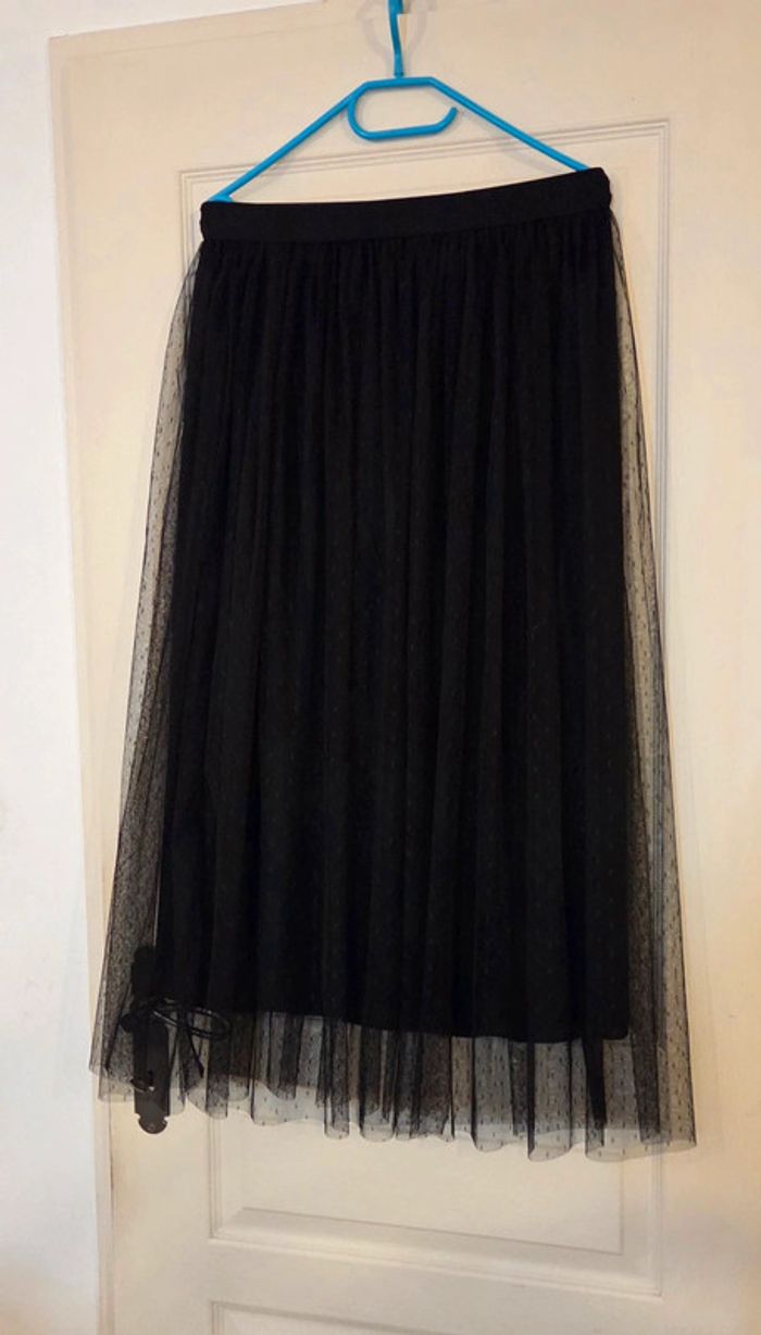Jupe Aroma Made in italy voilage tulle à motif