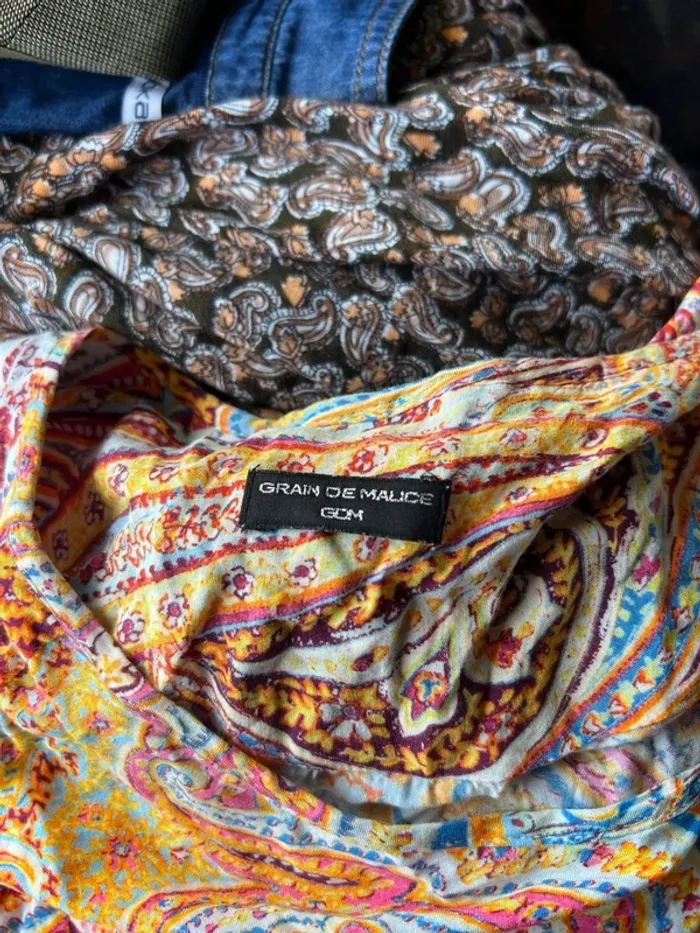 Superbe blouse/tunique graine de malice - taille L - photo numéro 5