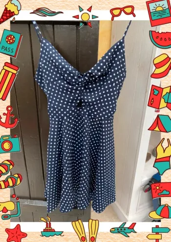 Mini robe caraco noeud au dos 38 Shein