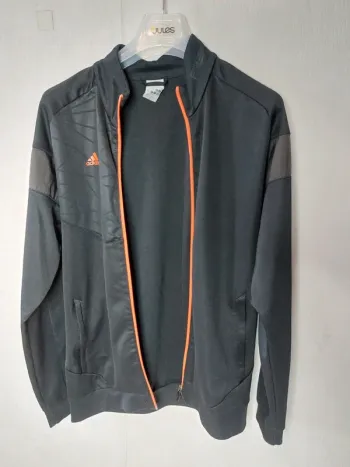 Veste noir et orange " Adidas"