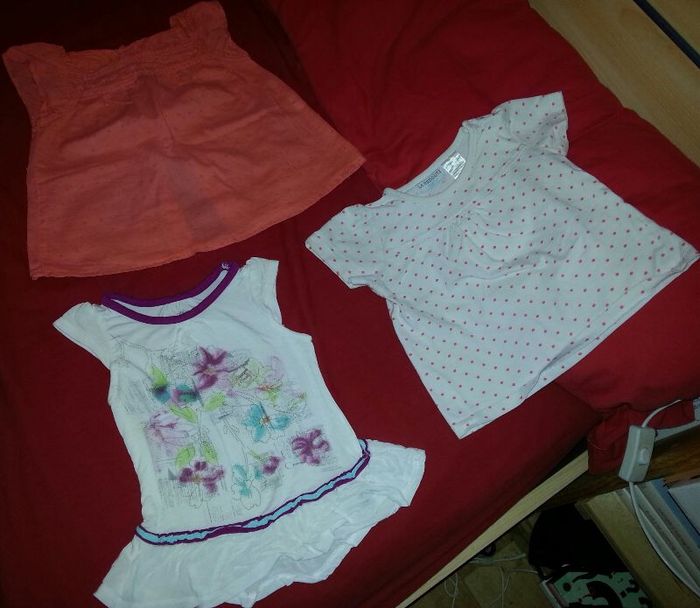 tshirts et débardeurs fille 2 ans