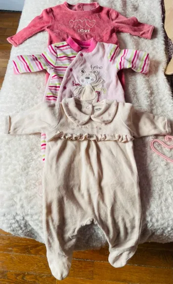 Lots de 3 pyjamas pour hiver