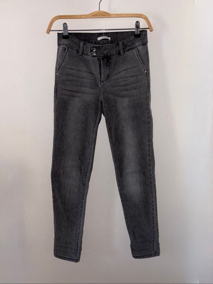 Pantalon jean gris les petites Bombes LPB taille XS en très bon état. - photo numéro 5