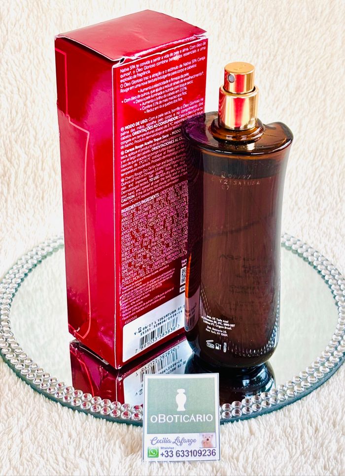 Oleo Glorioso para cuerpo y cabello Cereja Rouge Nativa Spa OBoticário - photo numéro 2