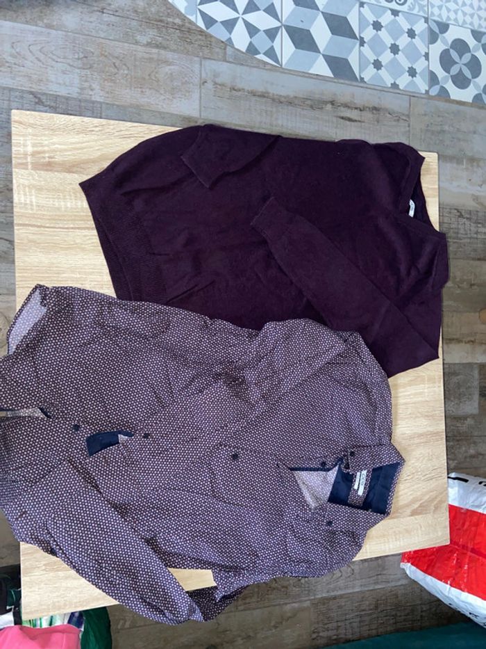 Chemise et pull