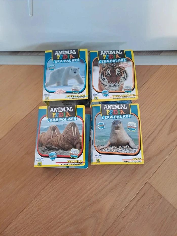 Lot 4 figurines animaux polaire animalpedia ère polaire - photo numéro 2
