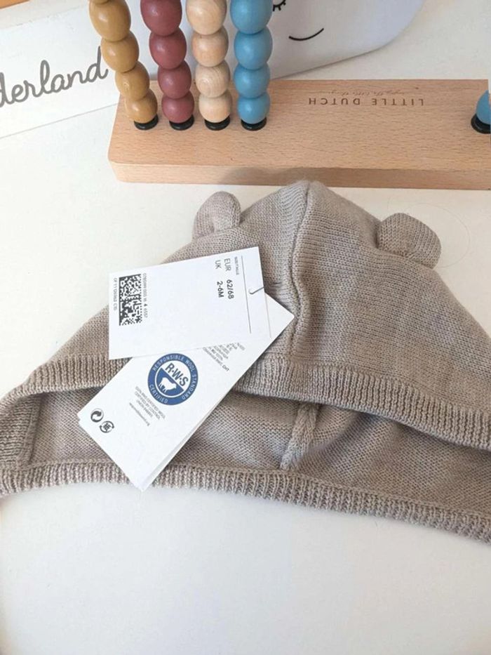 Bonnet  maille  oreilles  h&m - photo numéro 2