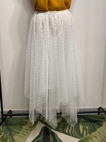 Jupe blanche femme T40 neuve étiquetée