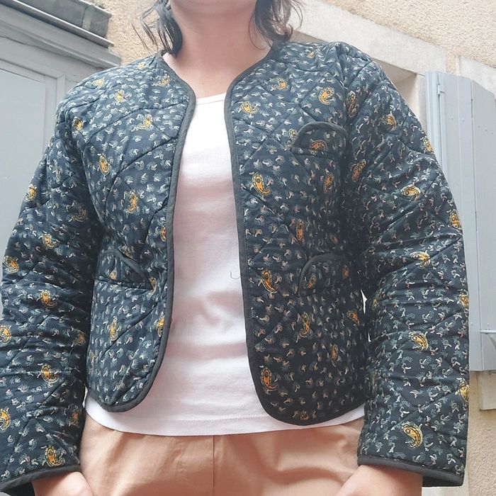 Joli blouson Vintage matelassé S - photo numéro 4