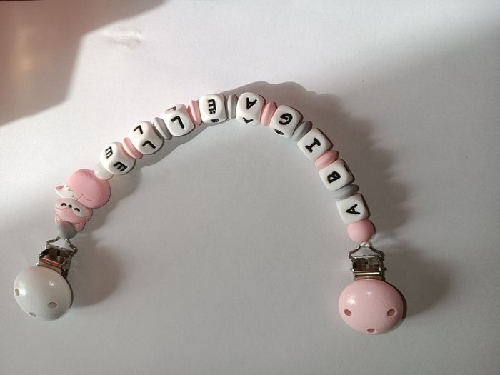 Attache doudou personnalisée