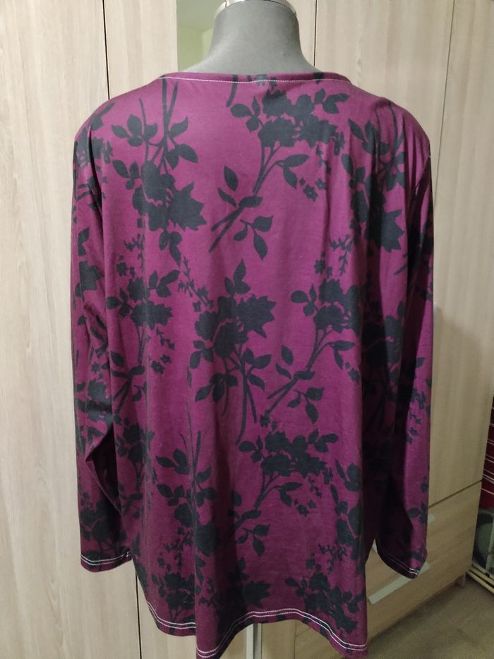 T-shirt femme manches longues taille 50 - photo numéro 3