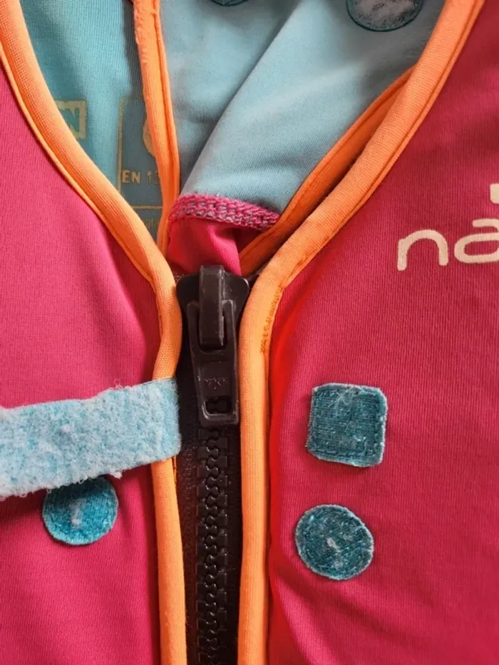 Gilet piscine enfant Taille M - 18.30kg - 3/6ans Mixte rose - photo numéro 8