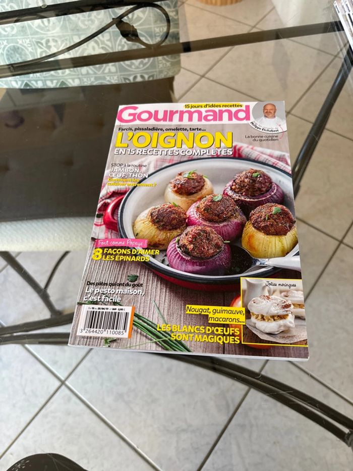 Livre de cuisine gourmand l’oignon
