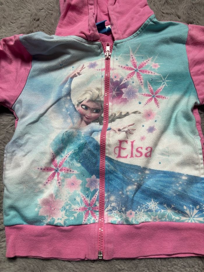 Gilet à zip reine des neiges - photo numéro 3