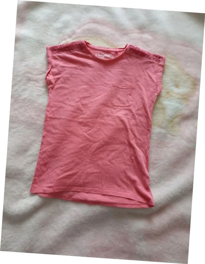 T-shirt rose uni 12 ans