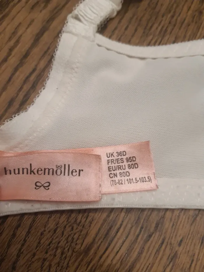 Soutiens-gorge blanc Hunkemöller fr95D eu80D - photo numéro 13