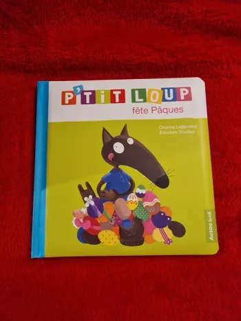 Livre p'tit loup fête pâques