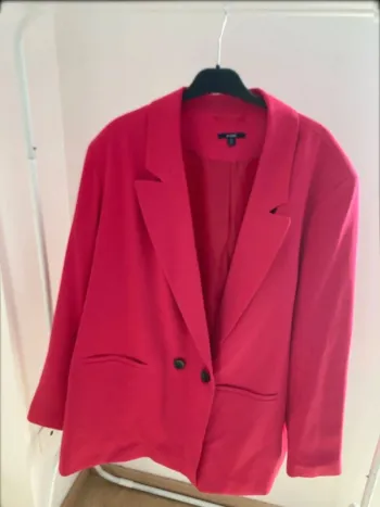 Veste blazer rose fushia