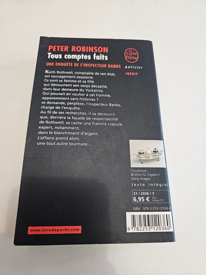 Peter Robinson: Tome 6 "Tous comptes faits" - photo numéro 2
