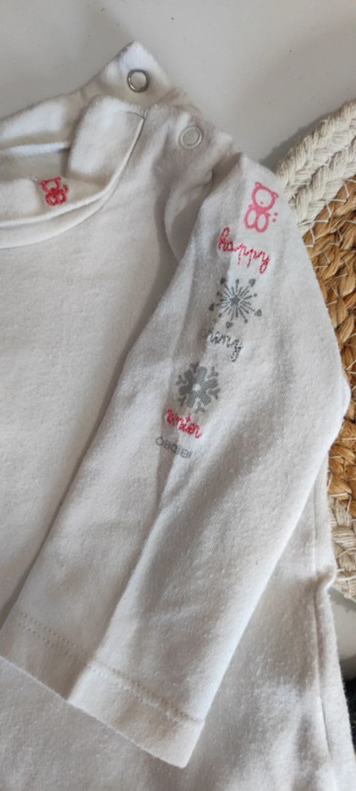 Body bodie manches longues col roulé sous pull bébé fille automne hiver - photo numéro 2